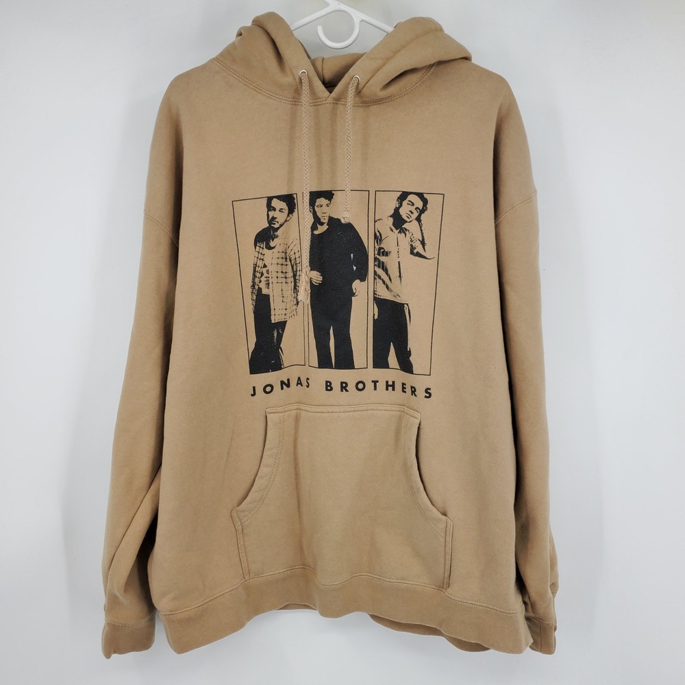 Jonas Brother The Tour 2023 Double Graphic Hooded Pullover Concert Sweatshirt XL
